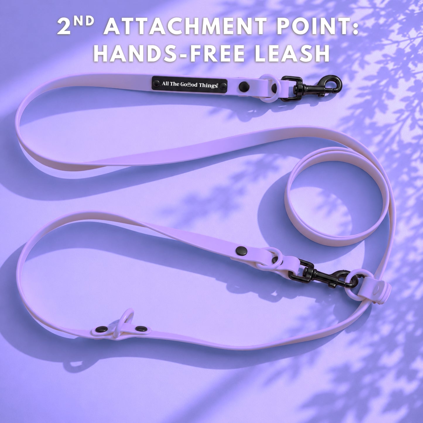 Pop Hands-free Leash Lavender