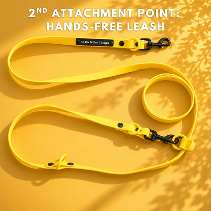 Pop Hands-free Leash Lemon