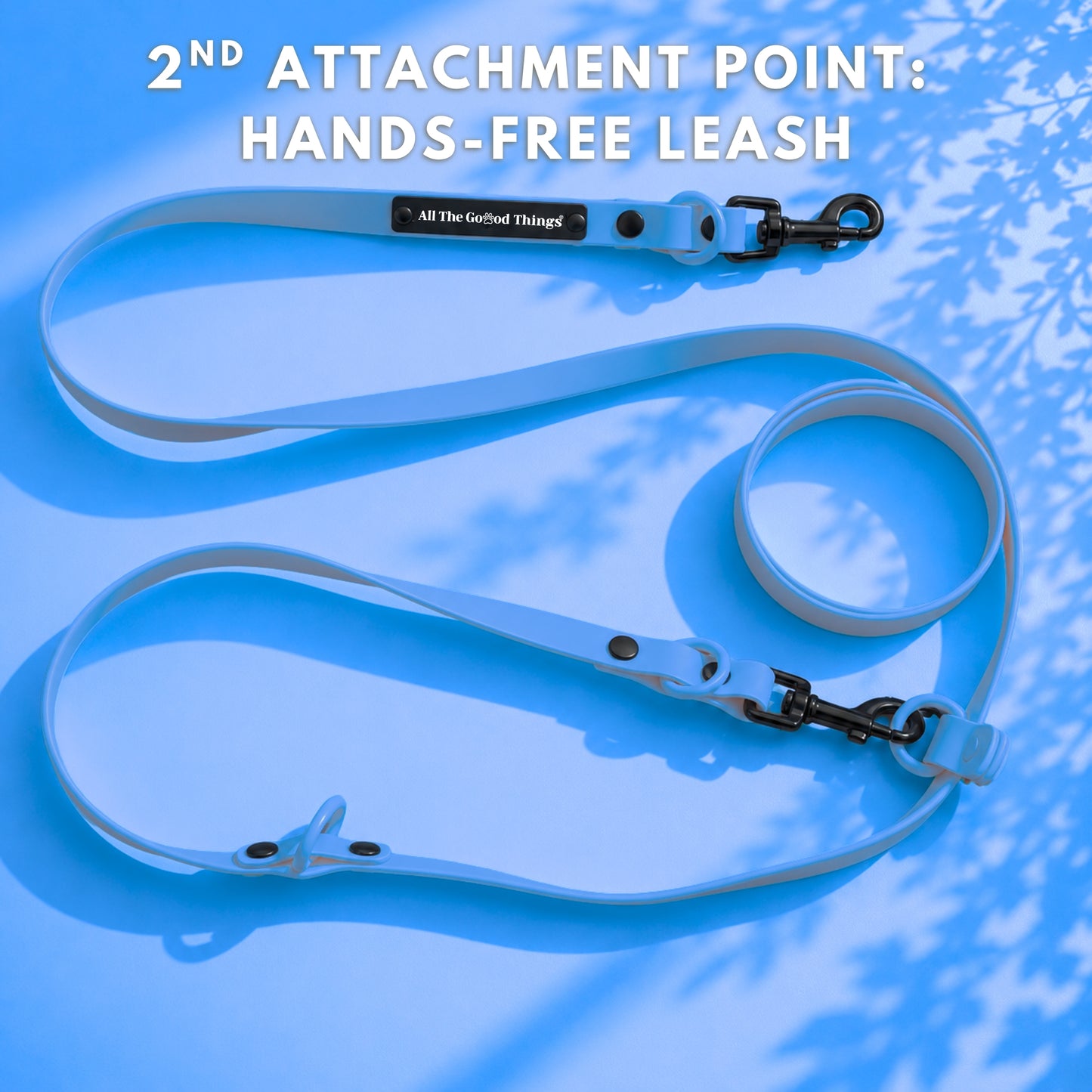 Pop Hands-free Leash Sky
