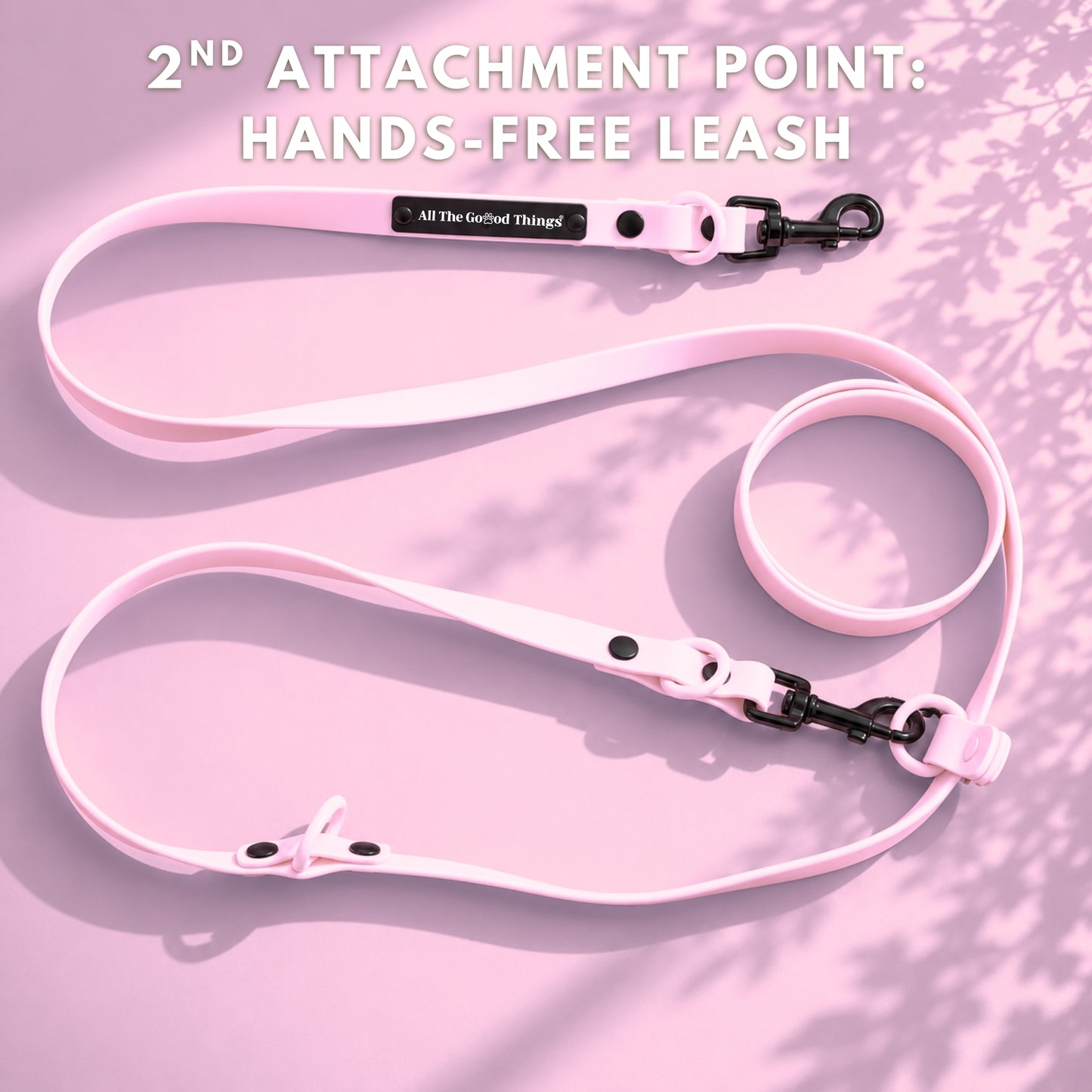 Pop Hands-free Leash Rose