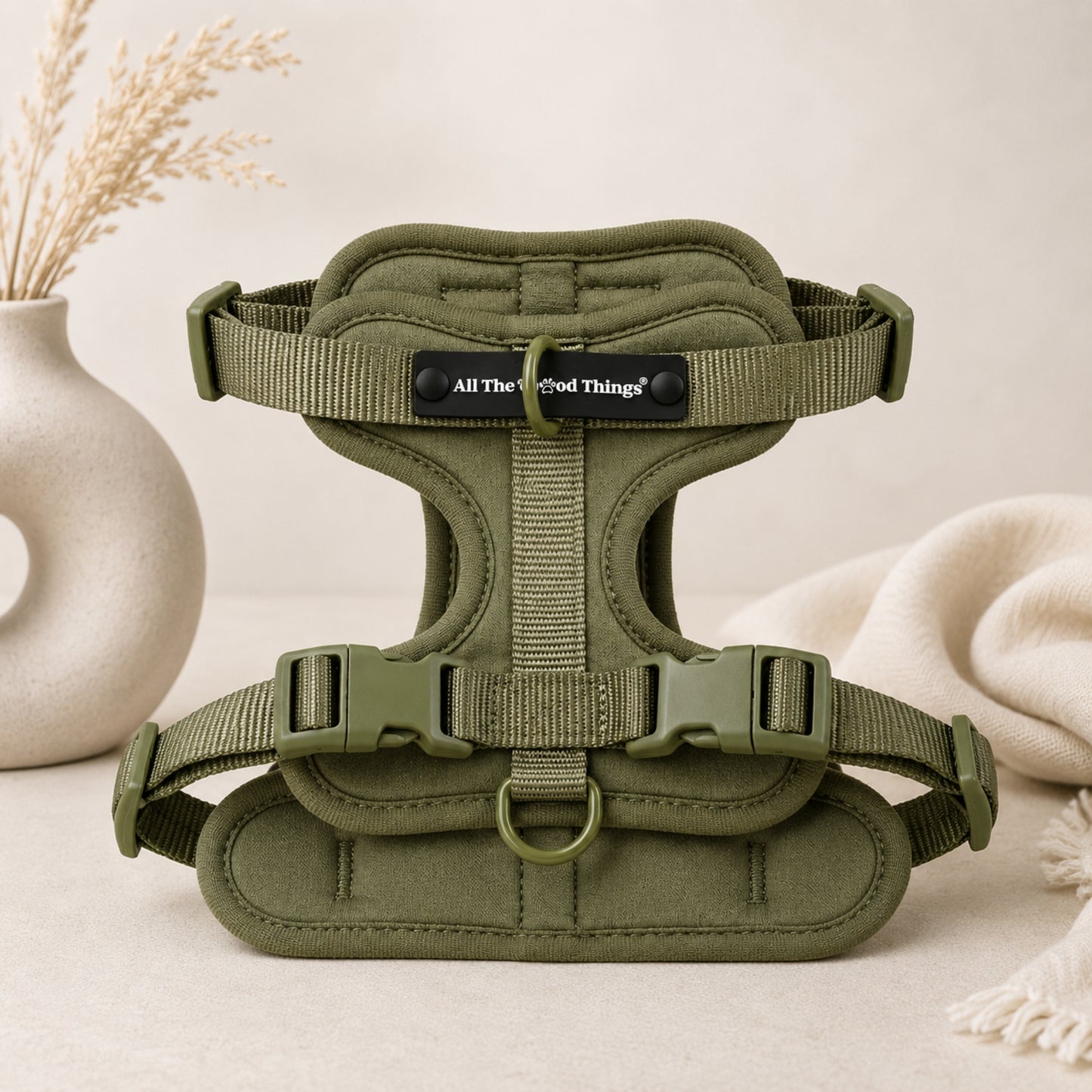 Pop Padded Harness Olive