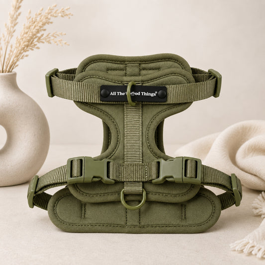 Pop Padded Harness Olive
