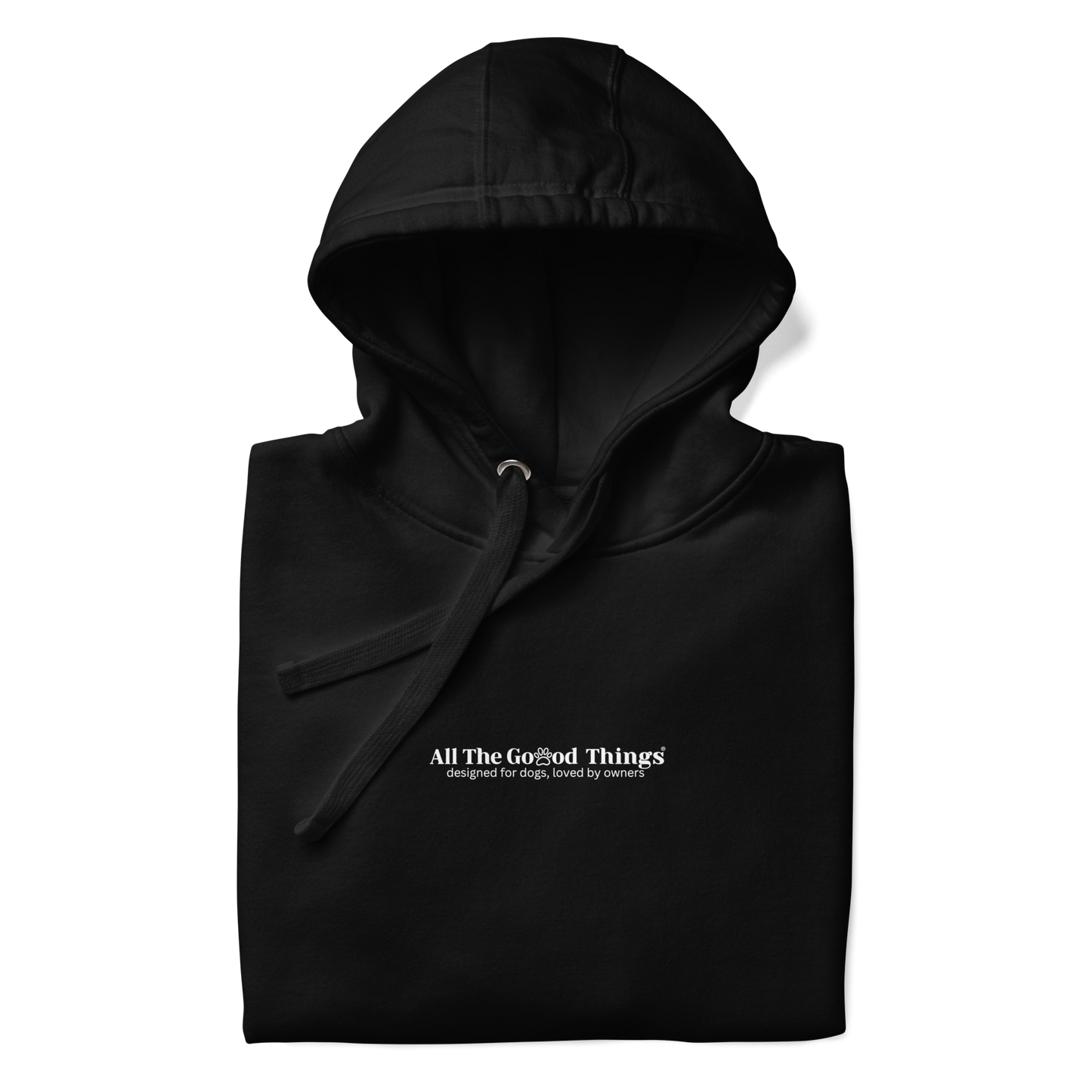 "More dogs, less drama" Black Hoodie