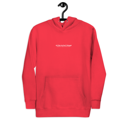 "More dogs, less drama" Red Hoodie