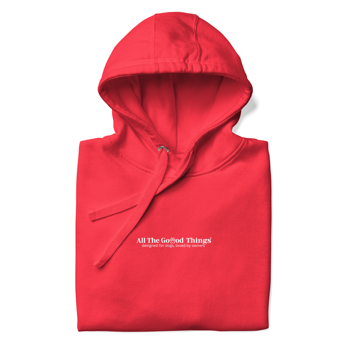 "More dogs, less drama" Red Hoodie