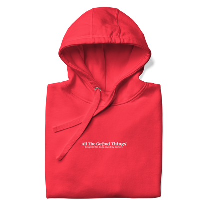"More dogs, less drama" Red Hoodie