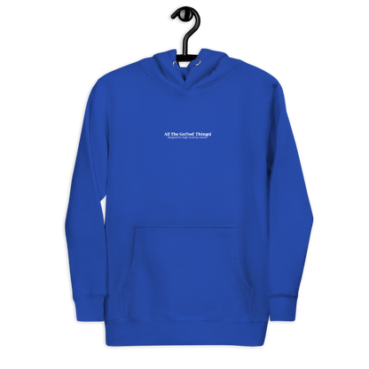 "More dogs, less drama" Royal Blue Hoodie