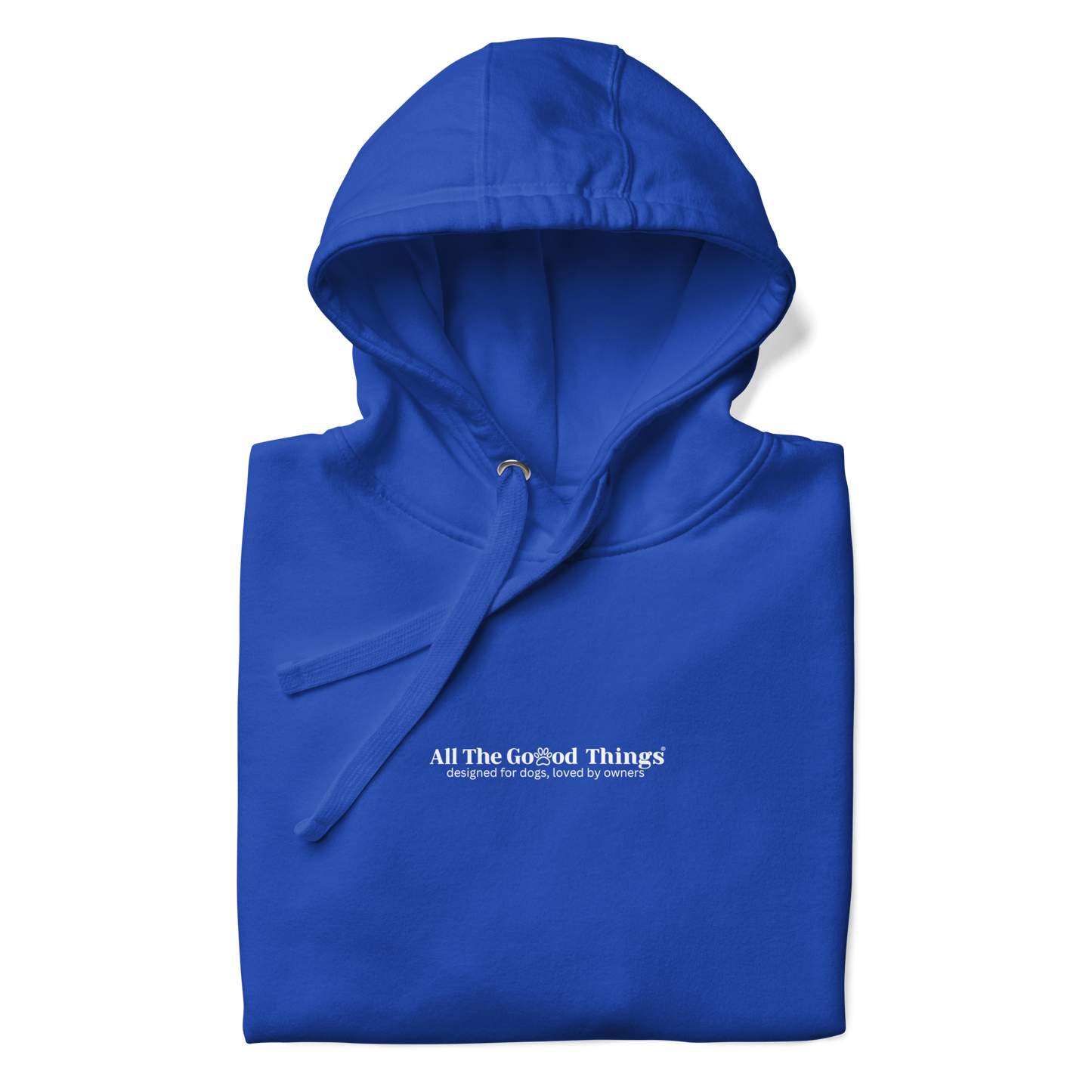 "More dogs, less drama" Royal Blue Hoodie