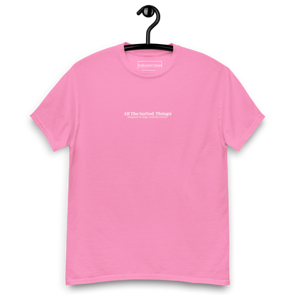 "more dogs, less drama" Pink T-shirt