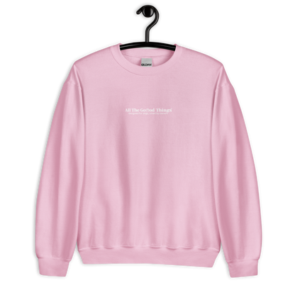 "Cute but will bite" Rose Sweatshirt