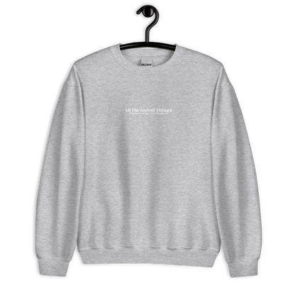 "Cute but will bite" Grey Sweatshirt